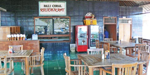 Restaurant at Bali Coral.